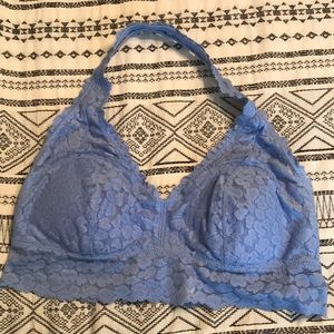 Blue bralette